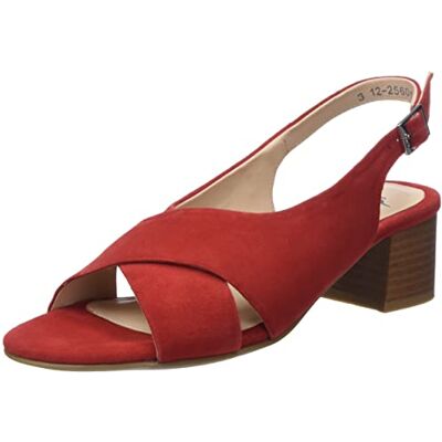 ARA Prato, Sandalia Mujer, Rojo, 36 EU ARA Prato, Sandalia Mujer, Rojo, 36 EU