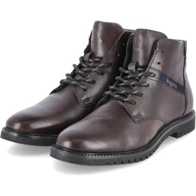 bugatti Botas para hombre 331-8373c forro frío, marrón oscuro, 46 EU bugatti Botas para hombre 331-8373c forro frío, marrón oscuro, 46 EU