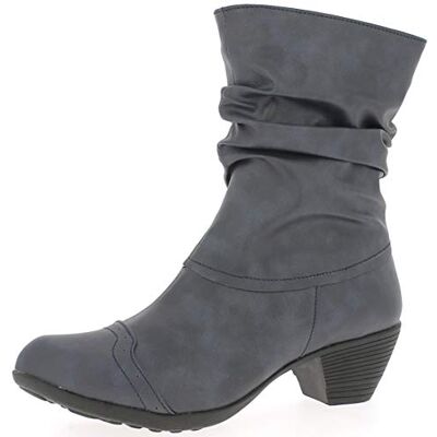 Andrea Conti 0616628, Botines Mujer, Azul Azul Oscuro 017, 41 EU Andrea Conti 0616628, Botines Mujer, Azul Azul Oscuro 017, 41 EU