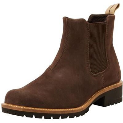 ECCO Botas Elaina Chelsea para mujer, café, 7 UK ECCO Botas Elaina Chelsea para mujer, café, 7 UK