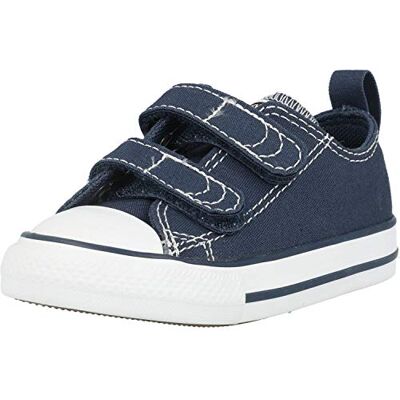 Converse Chuck Taylor CT 2V Ox Zapatillas de Estar por casa, Bebé-niños, Azul (Athletic Navy/White 412), 19 EU (3 Infantil UK) Converse Chuck Taylor CT 2V Ox Zapatillas de Estar por casa, Bebé-niños, Azul (Athletic Navy/White 412), 19 EU (3 Infantil UK)