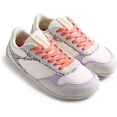 GIOSEPPO Luanda Zapatillas de Piel con Estampado de Leopardo y Acentos de Color, Plantilla Extraíble, Suela Flexible de Caucho, Puntera Amplia, Color Off-White, Talla 39 GIOSEPPO Luanda Zapatillas de Piel con Estampado de Leopardo y Acentos de Color, Plantilla Extraíble, Suela Flexible de Caucho, Puntera Amplia, Color Off-White, Talla 39
