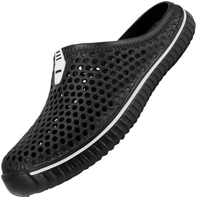 SAGUARO Unisex Zapatillas de Playa, Zuecos Antideslizantes, Negro 45 SAGUARO Unisex Zapatillas de Playa, Zuecos Antideslizantes, Negro 45