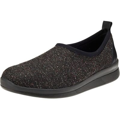 Berkemann Samia, Mocasín Mujer, Negro Metal Gris, 37 EU Berkemann Samia, Mocasín Mujer, Negro Metal Gris, 37 EU