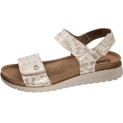 Fischer Markenschuh Jule, Sandalias Planas Mujer, Perla, 40 EU Fischer Markenschuh Jule, Sandalias Planas Mujer, Perla, 40 EU
