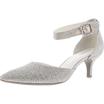Anne Klein Fabulist Zapatos de tacón para Mujer, Plateado (Platino), 38.5 EU Anne Klein Fabulist Zapatos de tacón para Mujer, Plateado (Platino), 38.5 EU