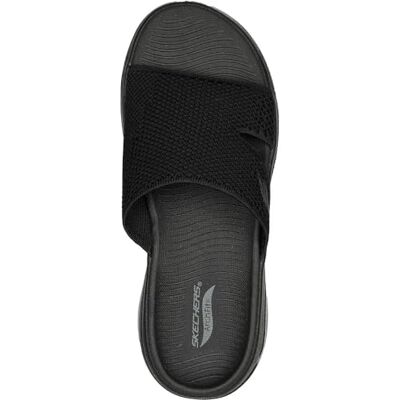 Skechers Sandal, Sandalia GO Walk Arch FIT Joyful Mujer, Black Textile, 40 EU Skechers Sandal, Sandalia GO Walk Arch FIT Joyful Mujer, Black Textile, 40 EU