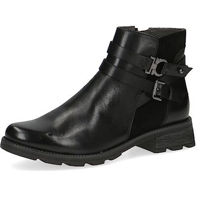CAPRICE , Botines planos con cordones para Mujer, Negro (Black Comb), 37.5 EU CAPRICE , Botines planos con cordones para Mujer, Negro (Black Comb), 37.5 EU