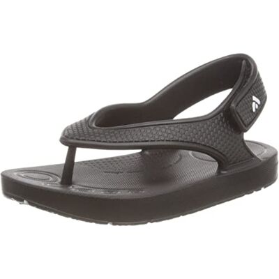Fitflop Unisex Kid's Iqushion Toddler Ergonomic B/Strap Flip-Flops, Black, 28 EU Fitflop Unisex Kid's Iqushion Toddler Ergonomic B/Strap Flip-Flops, Black, 28 EU