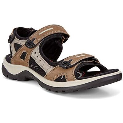 ECCO Sandalias De Las Señoras Yucatán (del Camino) 36 EU Birch Nubuck ECCO Sandalias De Las Señoras Yucatán (del Camino) 36 EU Birch Nubuck