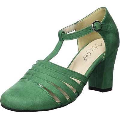 Andrea Conti Zapatos de tacón para Mujer, Bomba, Verde, 35 EU Andrea Conti Zapatos de tacón para Mujer, Bomba, Verde, 35 EU