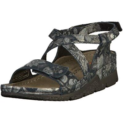 Berkemann Lorenza, Sandalia Mujer, Negro/Plateado, 40 EU Berkemann Lorenza, Sandalia Mujer, Negro/Plateado, 40 EU