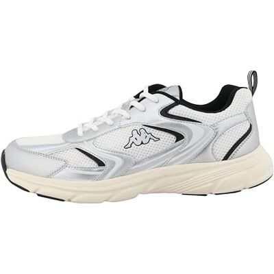 Kappa Supremo , Zapatillas Hombre, Blanco y Plateado, 42 EU Kappa Supremo , Zapatillas Hombre, Blanco y Plateado, 42 EU