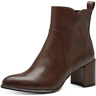 MARCO TOZZI Mujer , Botines de tacón, Cognac Comb, 36 EU MARCO TOZZI Mujer , Botines de tacón, Cognac Comb, 36 EU