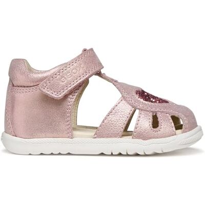 Geox Sandalia para bebé niña B Macchia Gir, LT Rose, talla 21 EU Geox Sandalia para bebé niña B Macchia Gir, LT Rose, talla 21 EU