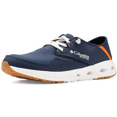 Columbia PFG Bahama X Relaxed Boat Shoe para Hombre, Azul Marino Universitario/Naranja Chispa, 7 Columbia PFG Bahama X Relaxed Boat Shoe para Hombre, Azul Marino Universitario/Naranja Chispa, 7