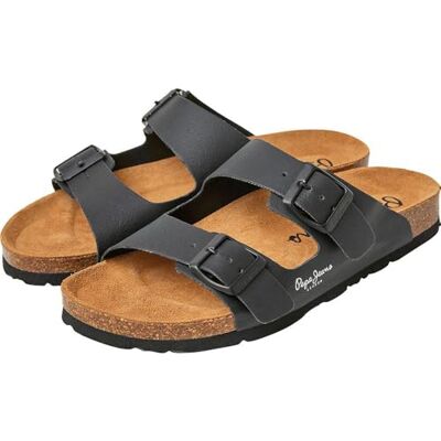 Pepe Jeans Sandalias Anatómicas Oban Claic 2 Negro Pepe Jeans Sandalias Anatómicas Oban Claic 2 Negro
