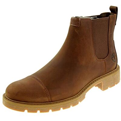 Timberland Elmhurst Chelsea Basic Botas de Moda para Hombre, Marrón (Rust Full Grain), 44 EU Timberland Elmhurst Chelsea Basic Botas de Moda para Hombre, Marrón (Rust Full Grain), 44 EU
