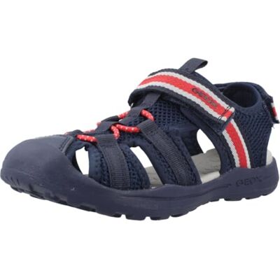 Geox J Vaniett Boy A Sandal, azul marino/rojo, talla 37 EU Geox J Vaniett Boy A Sandal, azul marino/rojo, talla 37 EU