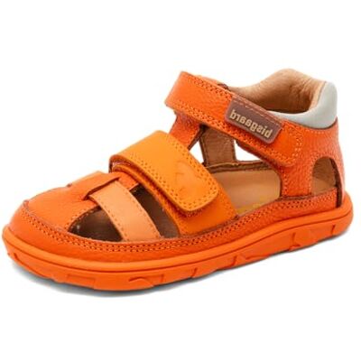 Bisgaard Sko A/S. Barefoot vic Sandal, naranja, talla 34 EU amplia Bisgaard Sko A/S. Barefoot vic Sandal, naranja, talla 34 EU amplia