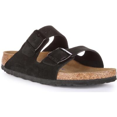 Birkenstock 951323 Arizona SFB black, Suede Leather Hombre Black EU 36 Birkenstock 951323 Arizona SFB black, Suede Leather Hombre Black EU 36