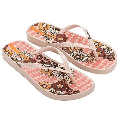 Ipanema Anat. Temas XIV Fem, Chanclas Mujer, Beige Pink Yellow, 43 EU Ipanema Anat. Temas XIV Fem, Chanclas Mujer, Beige Pink Yellow, 43 EU