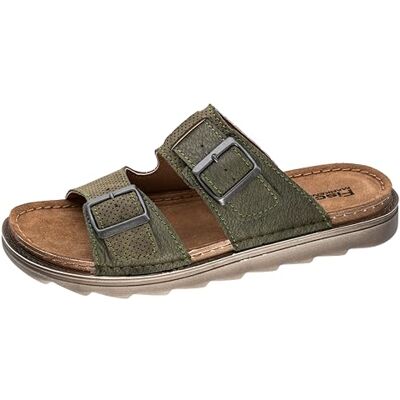 Fischer Markenschuh Zuecos para Hombre Lars , Talla:41 EU, Color:Verde Fischer Markenschuh Zuecos para Hombre Lars , Talla:41 EU, Color:Verde