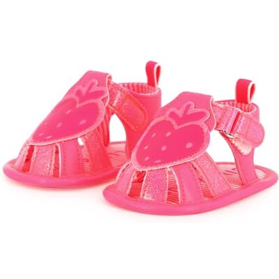 Billieblush Sandalias para bebé, color rosa, talla 17 Billieblush Sandalias para bebé, color rosa, talla 17