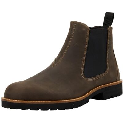 ECCO Bota Chelsea Jamestown para hombre, marrón oscuro, 8.5 UK ECCO Bota Chelsea Jamestown para hombre, marrón oscuro, 8.5 UK