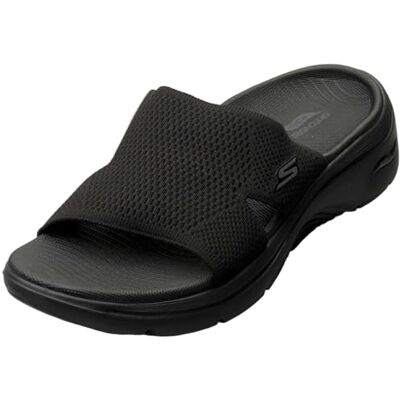 Skechers GO WALK ARCH FIT 2.0 SANDAL, Sandalia Mujeres, Black, Skechers GO WALK ARCH FIT 2.0 SANDAL, Sandalia Mujeres, Black,
