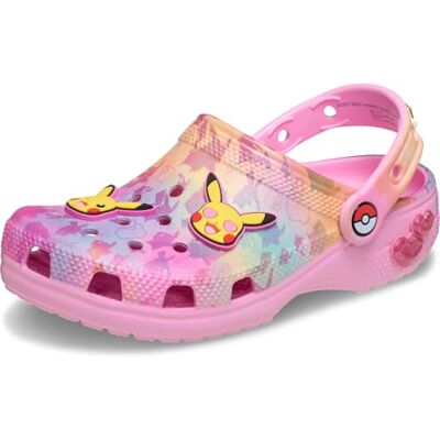 Crocs Pikachu Pink Cls Clg K, Zuecos Unisex niños, Multicolor, 30/31 EU Crocs Pikachu Pink Cls Clg K, Zuecos Unisex niños, Multicolor, 30/31 EU