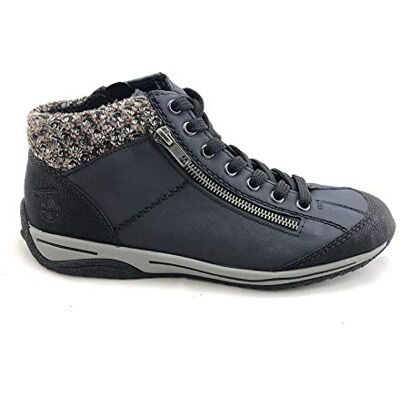 Rieker Mujer Botas de moda, Schwarz Pazfik Terra 06, 42 EU Rieker Mujer Botas de moda, Schwarz Pazfik Terra 06, 42 EU