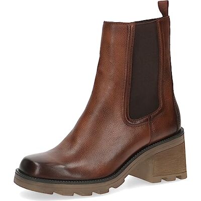 CAPRICE , Botines de tacón con cordones para Mujer, Marrón (Cognac Nappa), 37 EU CAPRICE , Botines de tacón con cordones para Mujer, Marrón (Cognac Nappa), 37 EU