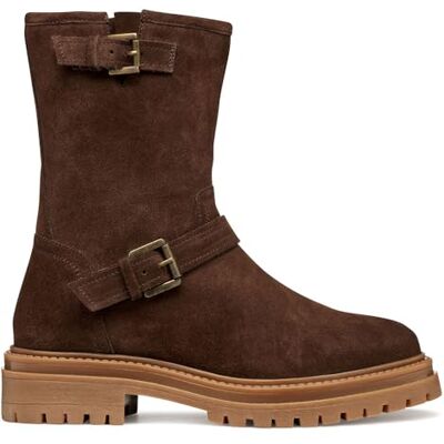 Geox D Iridea, Bota de Tobillo Mujer, marrón Oscuro, 40 EU Geox D Iridea, Bota de Tobillo Mujer, marrón Oscuro, 40 EU