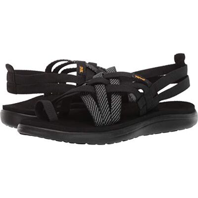 Teva 1099271 Mujer Sandalias de Punta Descubierta, Negro (Hera Black Hbk), 39 EU Teva 1099271 Mujer Sandalias de Punta Descubierta, Negro (Hera Black Hbk), 39 EU