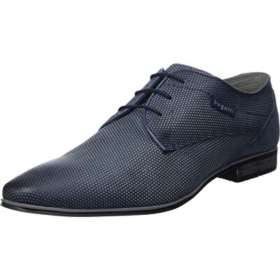 bugatti Morino I, Cordones Hombre, Azul, 48 EU bugatti Morino I, Cordones Hombre, Azul, 48 EU