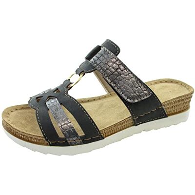 Fischer Markenschuh Fischer Ina, Mula Mujer, Schwarz, 40 EU Fischer Markenschuh Fischer Ina, Mula Mujer, Schwarz, 40 EU