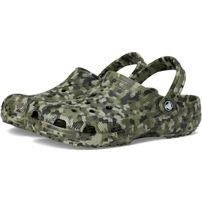 Crocs ,Unisex Adulto,Classic Confetti Clog,Verde Militar/Multicolor,39-40 Crocs ,Unisex Adulto,Classic Confetti Clog,Verde Militar/Multicolor,39-40