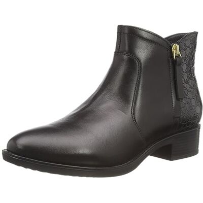 Geox Botines D Felicity para mujer, Black, 4.5 UK Geox Botines D Felicity para mujer, Black, 4.5 UK