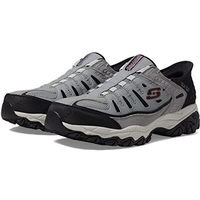 Skechers Calzoncillos para Hombre Afterburn M. Fit Ridgeburn Slip-in, Mocasín, Gris/Negro, 39 EU X-Ancho Skechers Calzoncillos para Hombre Afterburn M. Fit Ridgeburn Slip-in, Mocasín, Gris/Negro, 39 EU X-Ancho