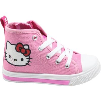 CERDÁ LIFE'S LITTLE MOMENTS Zapatillas Hello Kitty Loneta Altas con Luces – Zapatillas Hello Kitty 2-8 Años Antideslizante, Diseño Moderno y Cómodo CERDÁ LIFE'S LITTLE MOMENTS Zapatillas Hello Kitty Loneta Altas con Luces – Zapatillas Hello Kitty 2-8 Años Antideslizante, Diseño Moderno y Cómodo