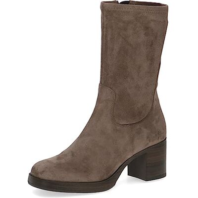 CAPRICE , Botines de tacón con cordones para Mujer, Marrón (Taupe Stretch), 39 EU CAPRICE , Botines de tacón con cordones para Mujer, Marrón (Taupe Stretch), 39 EU