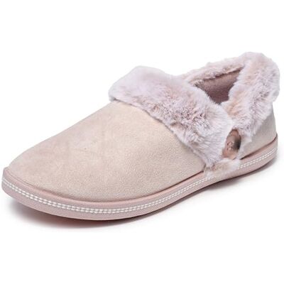 Skechers Cozy Campfire Fresh Toast, Pantuflas Mujer, Blush Microfiber Faux Fur, 36.5 EU Skechers Cozy Campfire Fresh Toast, Pantuflas Mujer, Blush Microfiber Faux Fur, 36.5 EU