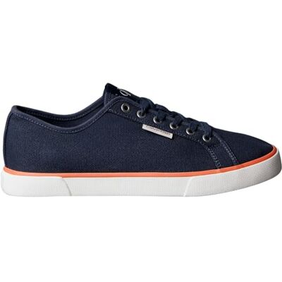 Jeans ESS Vulc Low MG CV Ym0ym01301 Camiseta para Hombre, Azul Calvin Navy Bright White Tigerlily, 45.5 EU Jeans ESS Vulc Low MG CV Ym0ym01301 Camiseta para Hombre, Azul Calvin Navy Bright White Tigerlily, 45.5 EU