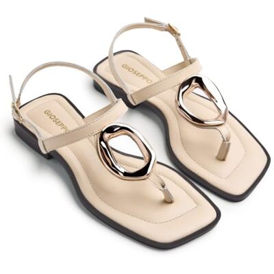 GIOSEPPO MATUU, Correa en T Mujer, Off-White, 41 EU GIOSEPPO MATUU, Correa en T Mujer, Off-White, 41 EU