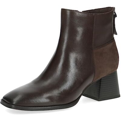 CAPRICE , Botines de tacón con cordones para Mujer, Marrón (Dk Brown Comb), 39 EU CAPRICE , Botines de tacón con cordones para Mujer, Marrón (Dk Brown Comb), 39 EU