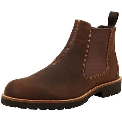 ECCO Bota Chelsea Jamestown para hombre, marrón claro, 47 EU ECCO Bota Chelsea Jamestown para hombre, marrón claro, 47 EU