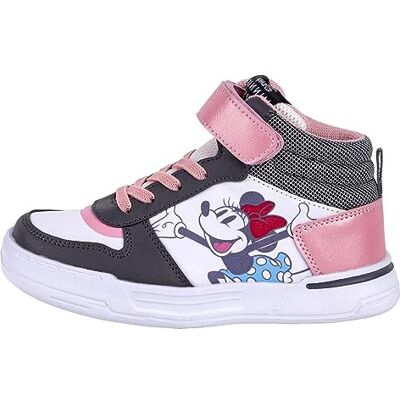 Disney Zapatillas de Minnie Mouse Multicolor Talla 32 Cierre de Velcro y Cordones Zapatillas Deportivas Tipo Bota con Suela Ligera EVA Estampado Minnie Producto Original Diseñado en España Disney Zapatillas de Minnie Mouse Multicolor Talla 32 Cierre de Velcro y Cordones Zapatillas Deportivas Tipo Bota con Suela Ligera EVA Estampado Minnie Producto Original Diseñado en España