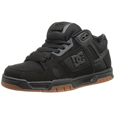 DC Shoes Stag Zapatillas de Estar por casa, Hombre, Multicolor (Black/Gum), 43 EU DC Shoes Stag Zapatillas de Estar por casa, Hombre, Multicolor (Black/Gum), 43 EU