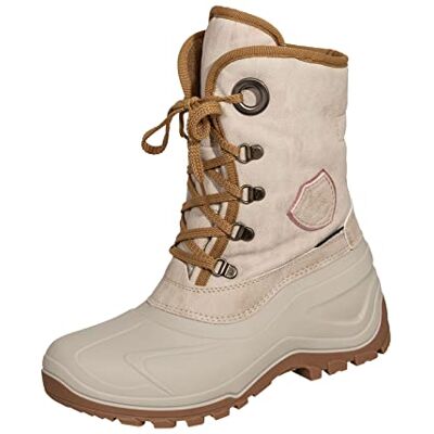 Spirale Eileen, Botas de Nieve para Mujer, Botines Cálidos de Invierno, Ideal para las Montañas, Crema, Talla 42 Spirale Eileen, Botas de Nieve para Mujer, Botines Cálidos de Invierno, Ideal para las Montañas, Crema, Talla 42